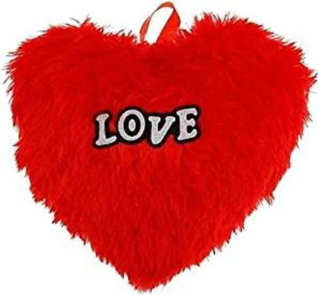 Sana Special Love Heart Shape Soft Plush Stuffed Cushion Pillow Toy In Red Colorb07n88ctcd - 30 Cm